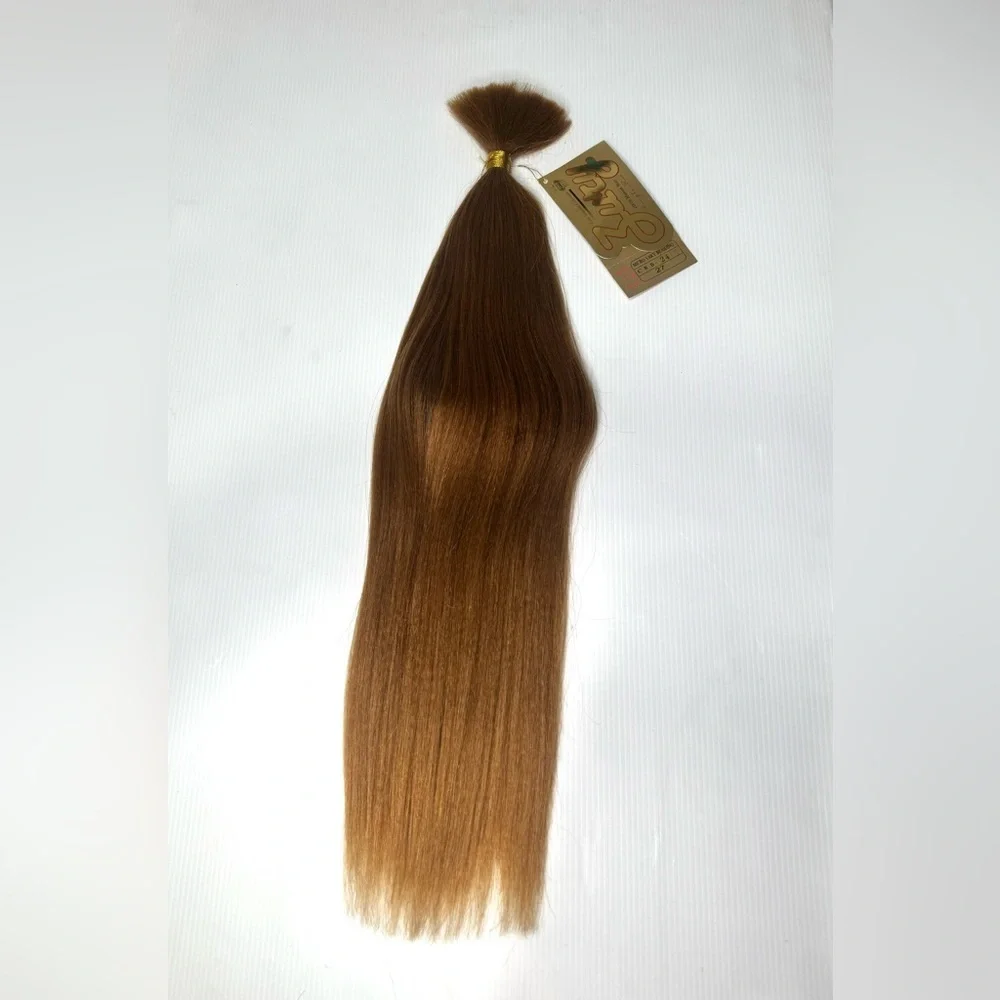 Zury 100% Human Hair Micro Yaky Braiding Hair 24” Color 27 CRB-24